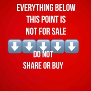 Please do not buy or share anything below.